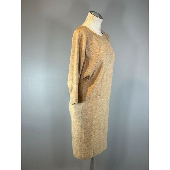 Club Monaco Wool Sweater Dress in Tan Size XS - Picture 3 of 5